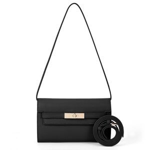 3953 Mini Clutch Purse Vegan Leather Crossbody Bag Small Shoulder Bag